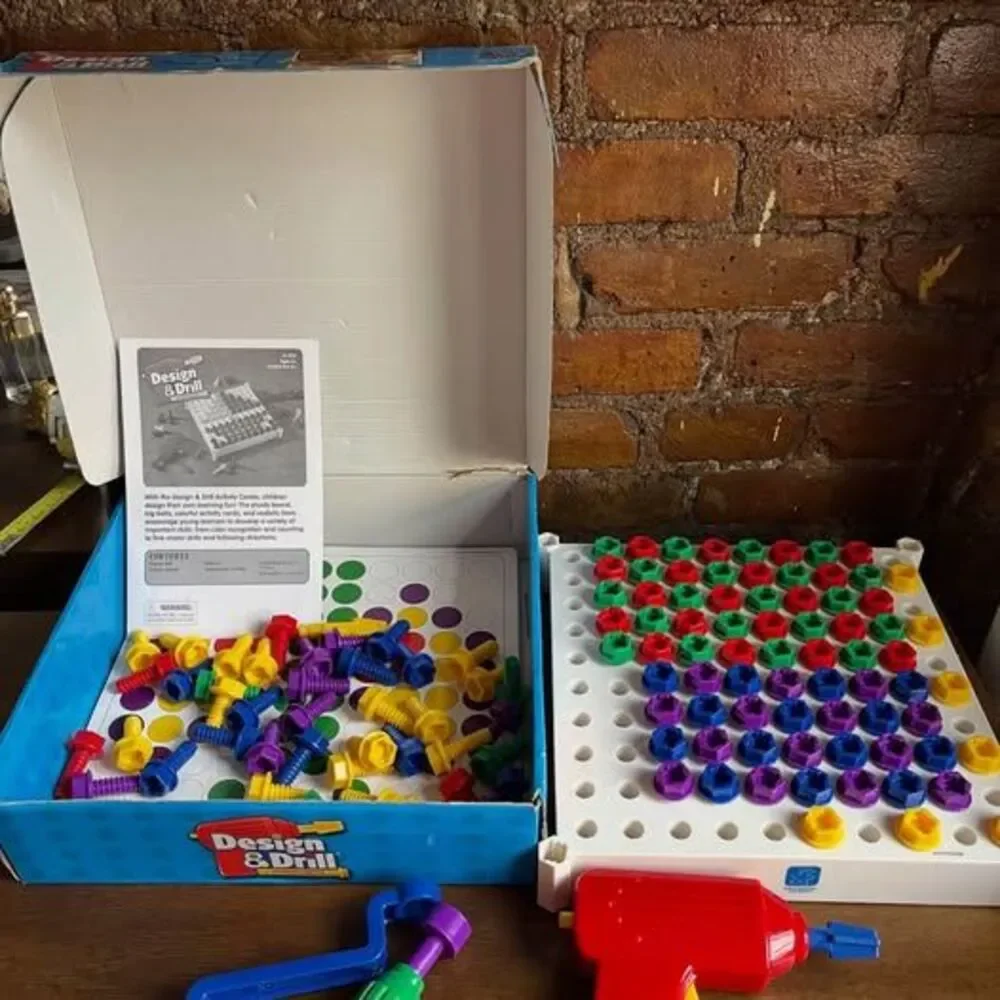 Design & Drill Activity Center PowerTools AGES 3+ Fun & Educational Insights